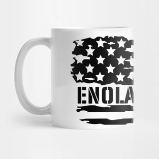 Enola Reven Flag Black Mug